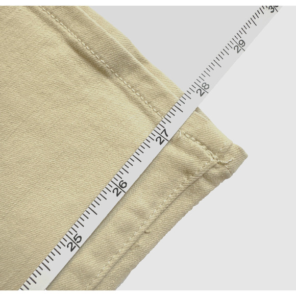 NWT NYDJ Womens Infinity Waist Relaxed Flare Leg Ankle Jean in Butter Tan Small - Picture 10 of 10